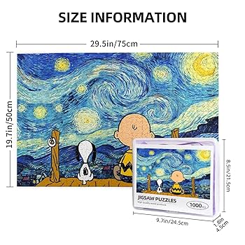 【美品】【1000ピース】 SNOOPY月明かりの夜 ジグソーパズル スヌーピー Amazon.co.jp: 1000ピース ジグソーパズル ピーナッツ